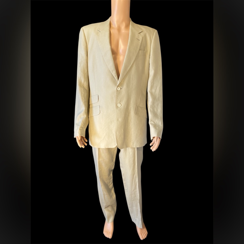 Paul Smith London Single Breasted Linen Suit